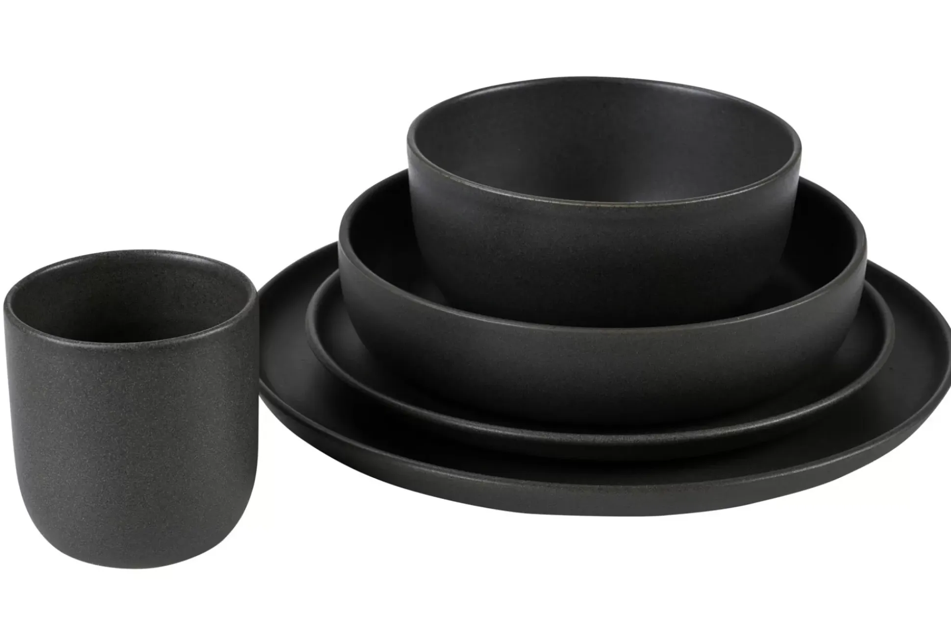 Soul Coal Plato Hondo Gris Oscuro