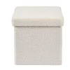 Stor Puf Plegable Funcion Almac. Blanco