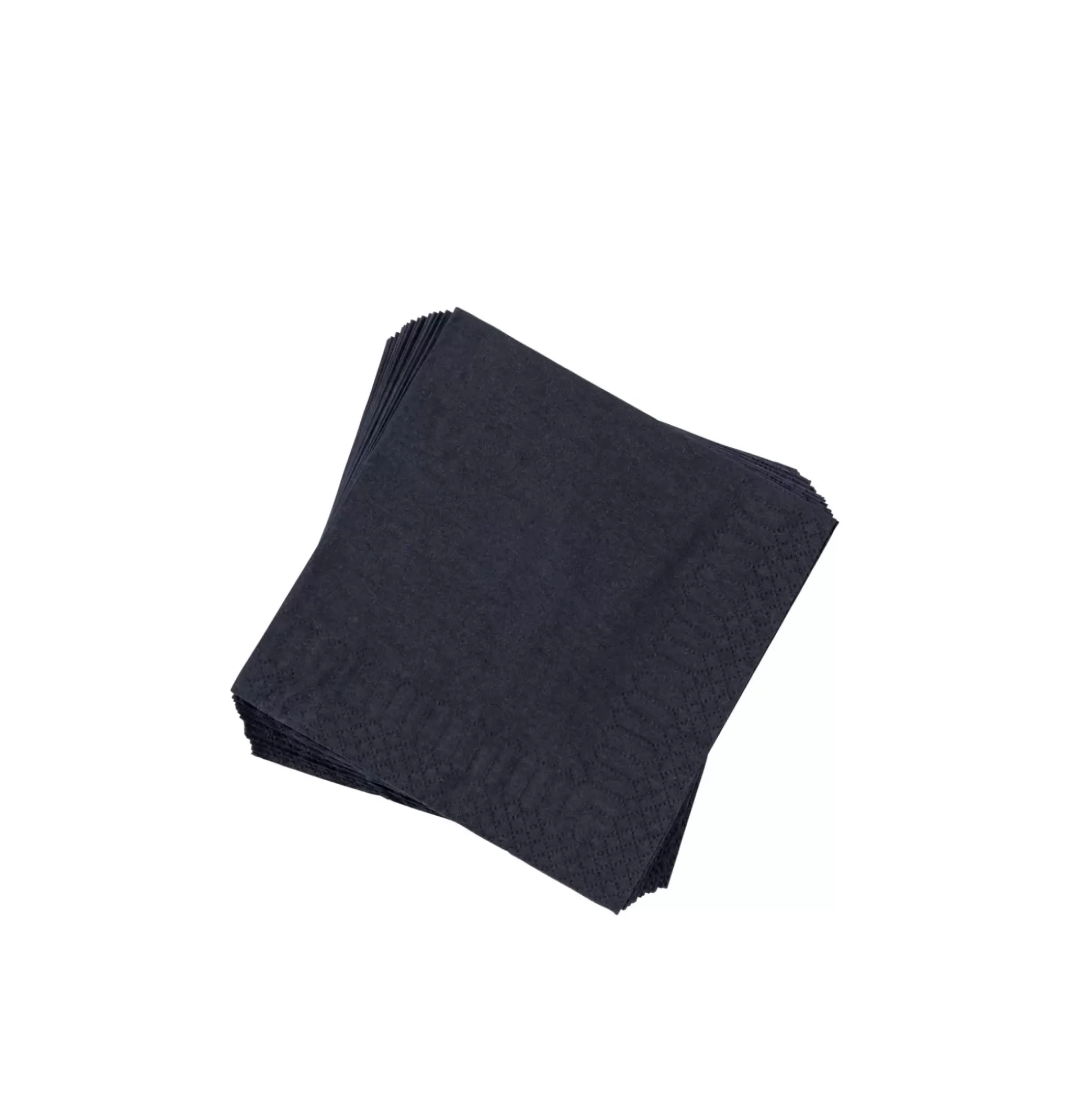 Uni Juego De 20 Servilletas Negro