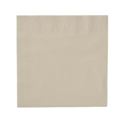 Uni Paquete De 20 Servilletas Beis