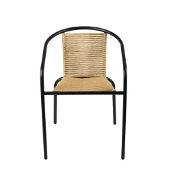 Verona Silla Apilable Natural