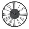 Wheel Reloj De Pared Negro