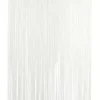 White Cortina De Flecos Blanco