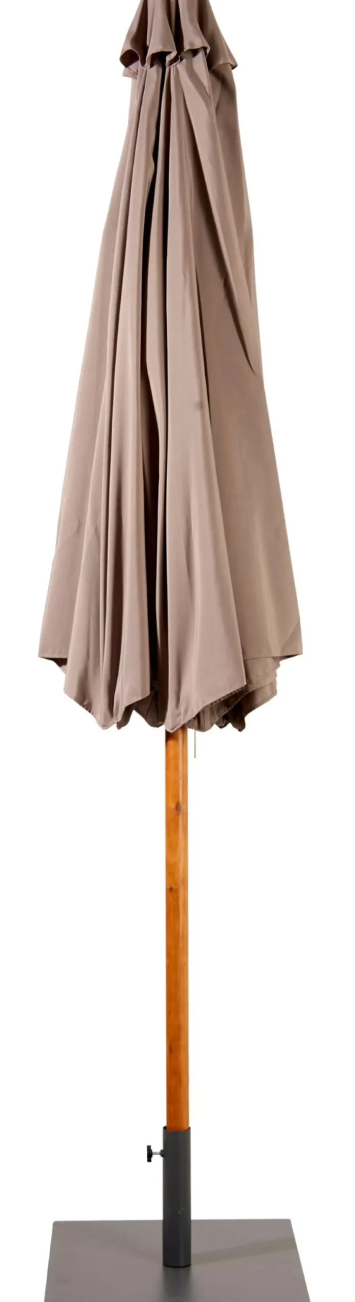 Wood Parasol Sin Pie Taupe